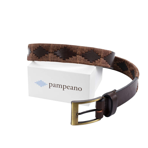 Pampeano belte – Bordado brun i brun