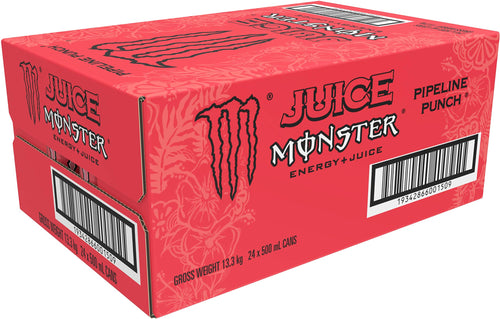 Monster Pipeline Punch 24 x 500 ml – full kartong med 24 bokser à 500 ml