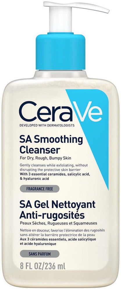 CeraVe SA Smoothing Cleanser 236 ml fra CeraVe – offisielt produktbilde 1