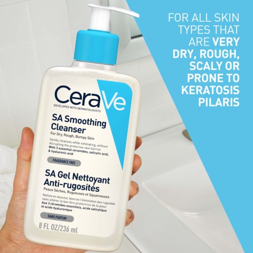 CeraVe SA Smoothing Cleanser 236 ml fra CeraVe – offisielt produktbilde 4