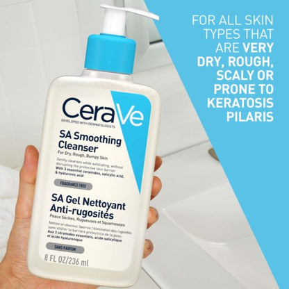 CeraVe SA Smoothing Cleanser 236 ml fra CeraVe – offisielt produktbilde 4
