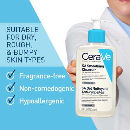 CeraVe SA Smoothing Cleanser 236 ml fra CeraVe – offisielt produktbilde 7