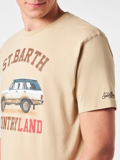 Arnott beige Countryland t-skjorte – offisielt produktbilde 2