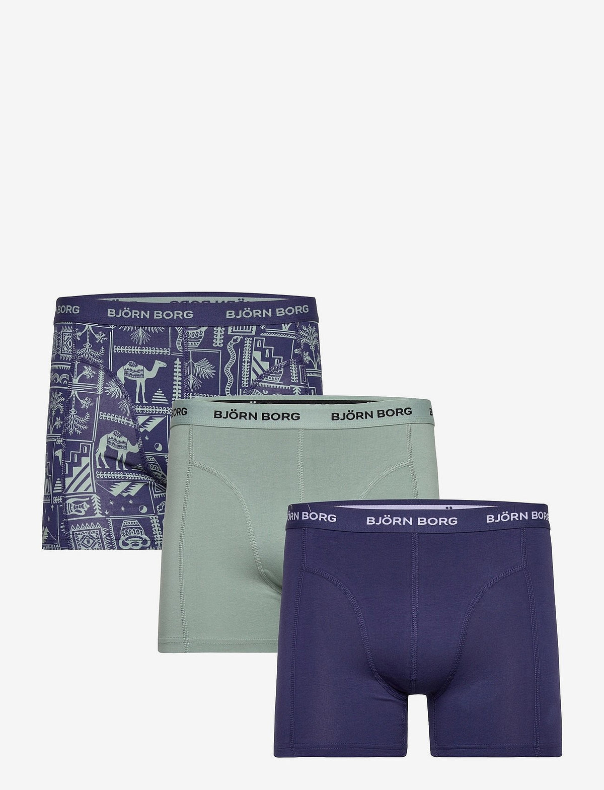 Björn Borg COTTON STRETCH BOXER 3p herreunderbukser, 3-pack i MULTIPACK 2
