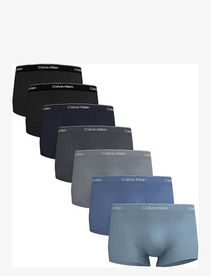 Calvin Klein LOW RISE TRUNK 7PK herreunderbukser, 7-pack
