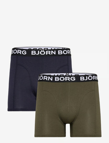 Björn Borg BAMBOO COTTON BLEND BOXER 2p herreunderbukser, 2-pack i MULTIPACK 6