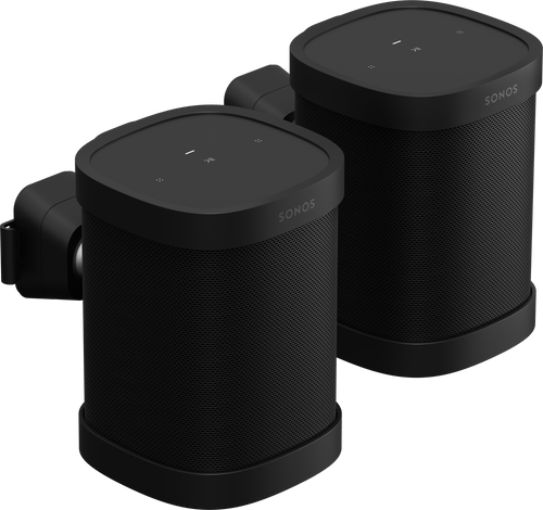 Sonos One-veggfeste (par) i svart