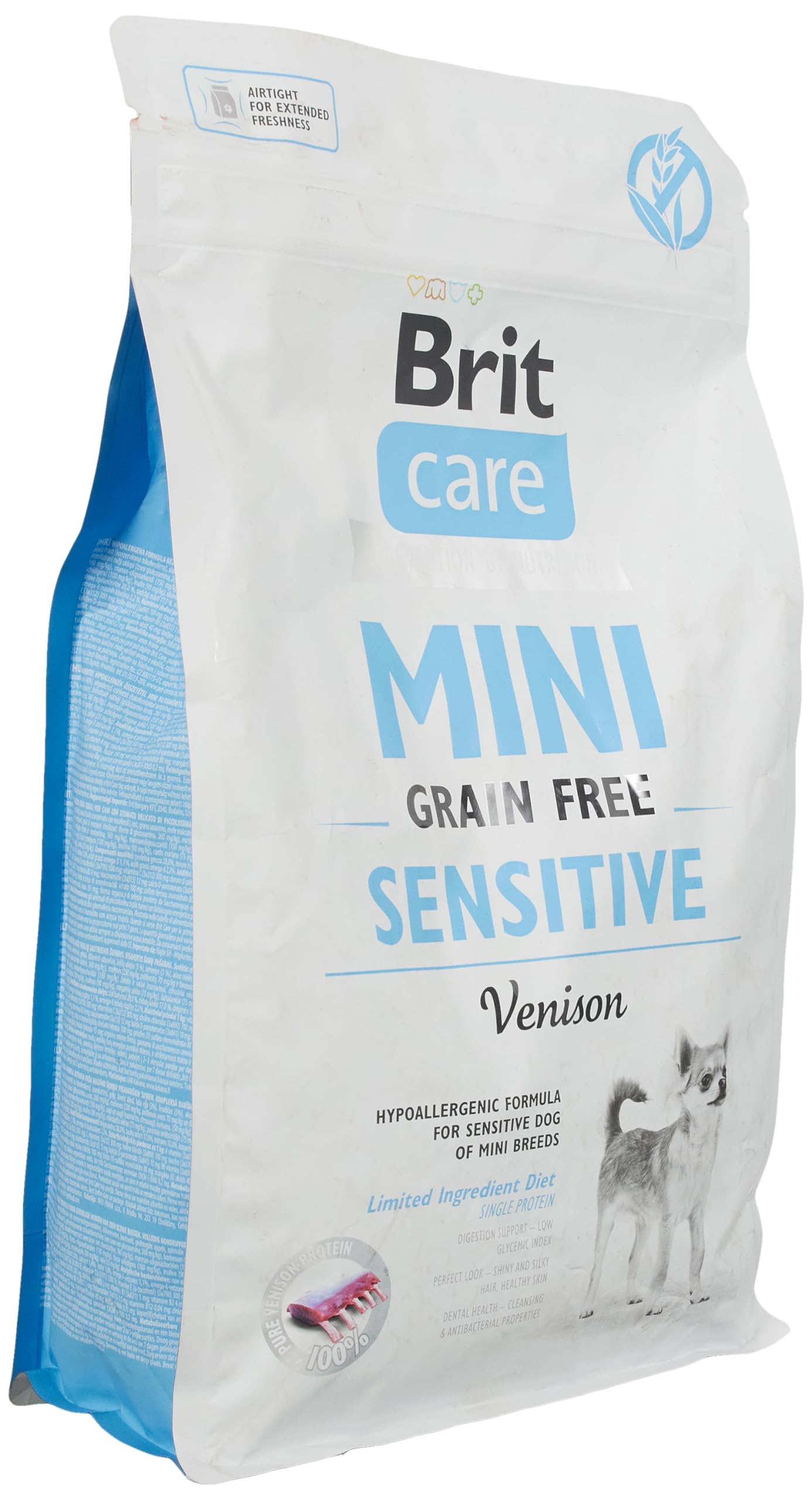 Brit Care Adult Mini Grain Free Sensitive 2 kg – ren produktbild av originalforpakningen