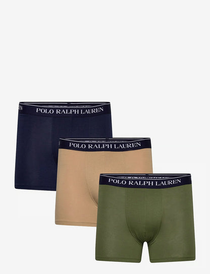 Polo Ralph Lauren BCI COTTON/ELASTANE-3PK-BXB herreunderbukser, 3-pack i 3PK SUP olivengrønn/VIN
