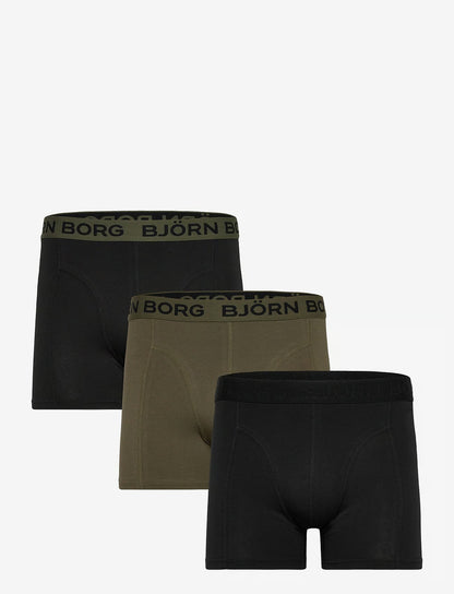Björn Borg COTTON STRETCH BOXER 3p herreunderbukser, 3-pack i MULTIPACK 7