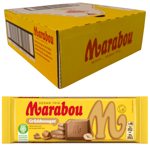 Marabou Fløtenougat 24 X 90 G 24 x 90.0 g storpakke