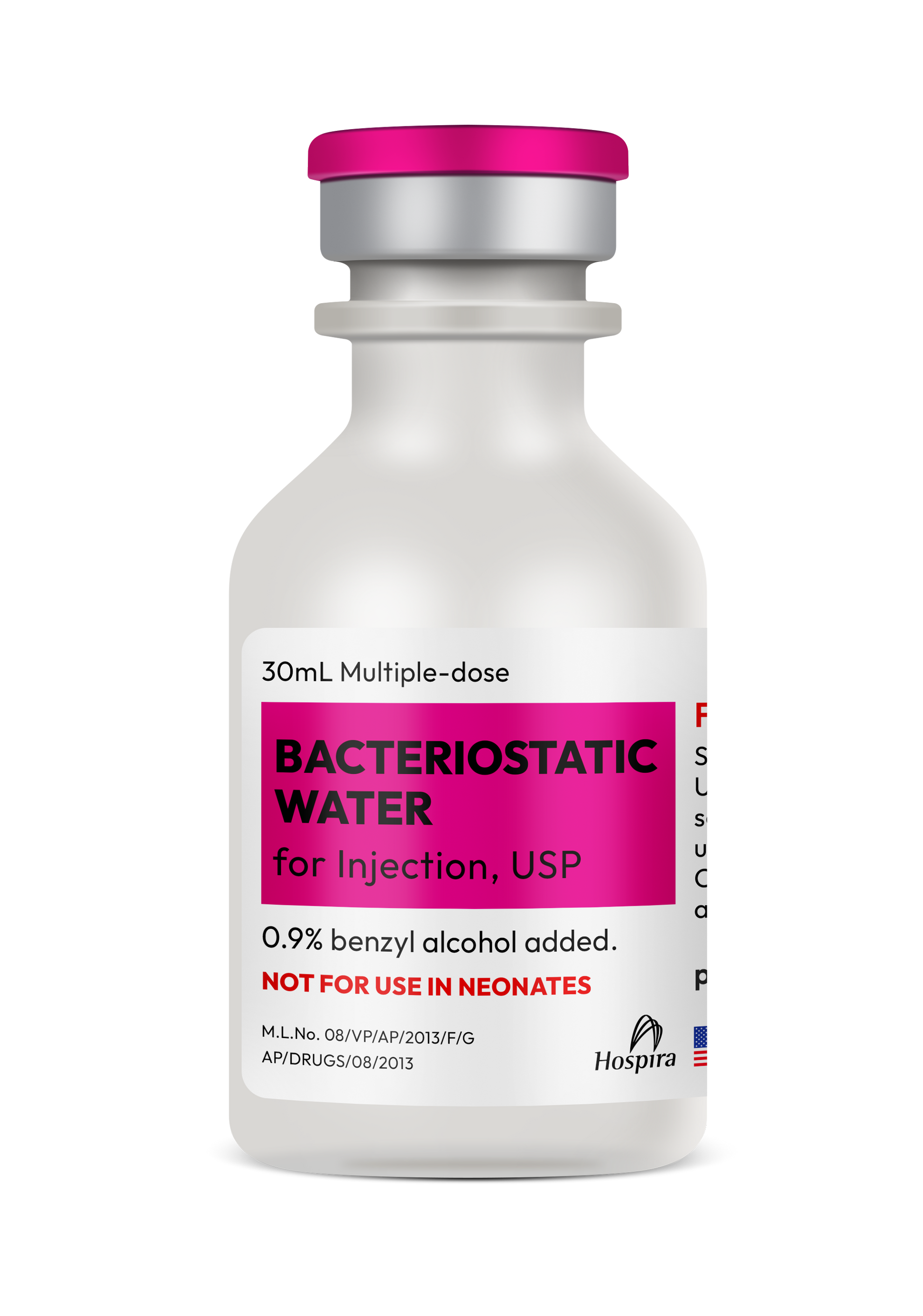 Peptagon Hospira Bacteriostatic Reconstitution Water – 30mL