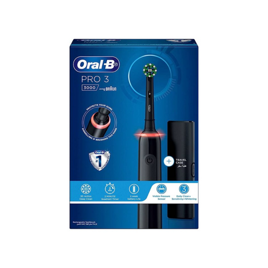 Oral-B Pro 3 3000 Elektrisk Tannbørste - Black