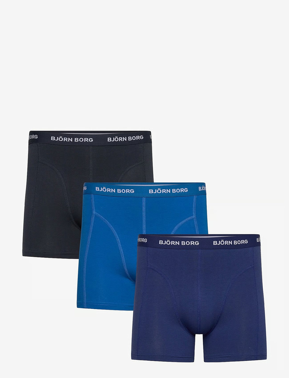 Björn Borg COTTON STRETCH BOXER 3p herreunderbukser, 3-pack i MULTIPACK 3
