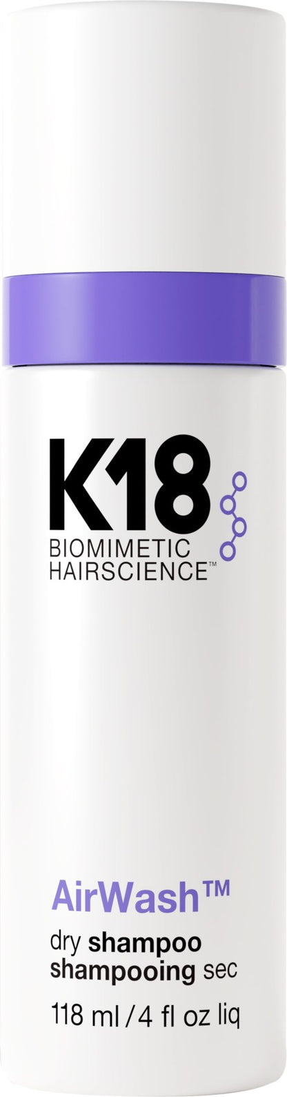 K18 AirWash Dry Shampoo 118 ml fra K18 – offisielt produktbilde 1