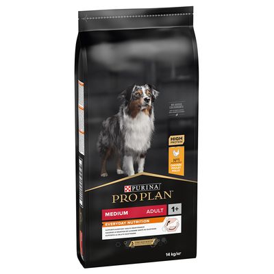 Purina Pro Plan Medium Adult 16 kg – ren produktbild av originalforpakningen