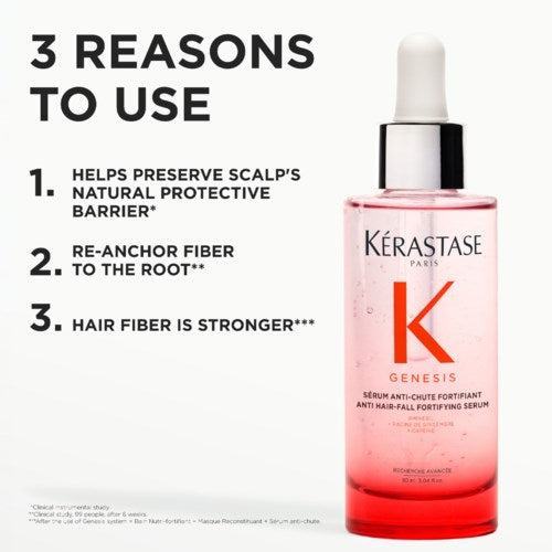 Kérastase Genesis Serum Anti-Chute Fortifiant Scalp Serum 90 ml fra Kérastase – offisielt produktbilde 3