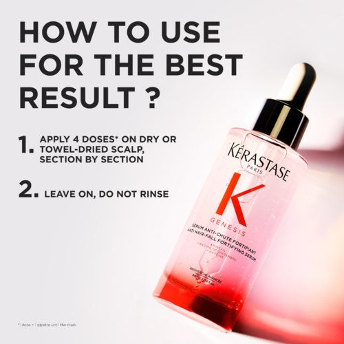 Kérastase Genesis Serum Anti-Chute Fortifiant Scalp Serum 90 ml fra Kérastase – offisielt produktbilde 4