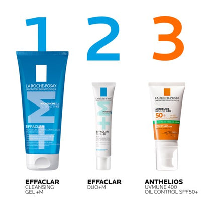 La Roche-Posay Effaclar Cleansing Gel +M 200 ml fra La Roche-Posay – offisielt produktbilde 7