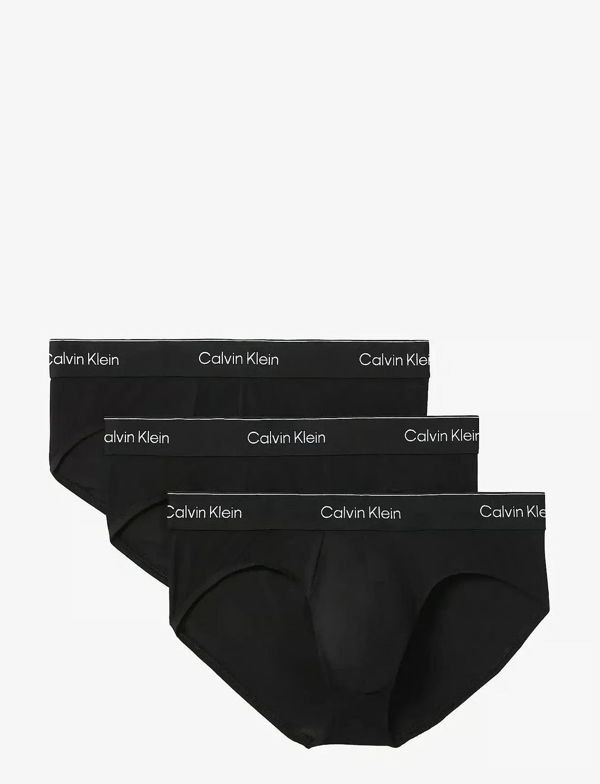 Calvin Klein HIP BRIEF 3PK herreunderbukser, 3-PACK i svart W DTM WB