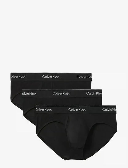 Calvin Klein HIP BRIEF 3PK herreunderbukser, 3-PACK i svart W DTM WB
