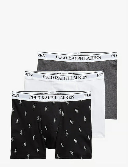 Polo Ralph Lauren BCI COTTON/ELASTANE-3PK-BXB herreunderbukser, 3-pack i 3PK svart AOPP/BR