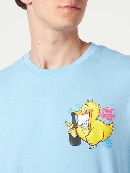 Portofino lyseblå bomull Crypto ducky champ t-skjorte | Special Edition – offisielt produktbilde 2