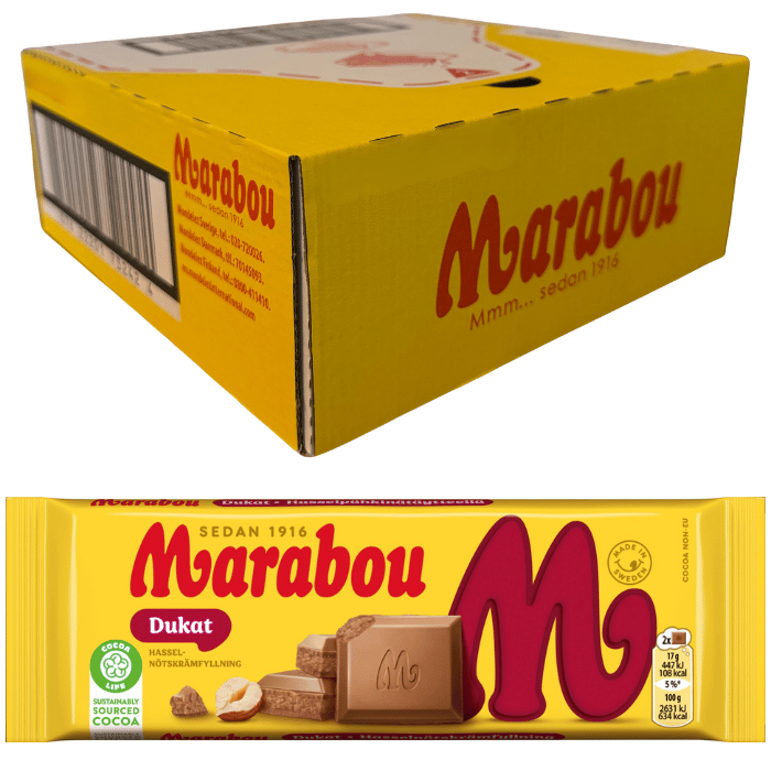 Marabou Dukat 24 X 90 G 24 x 90.0 g storpakke