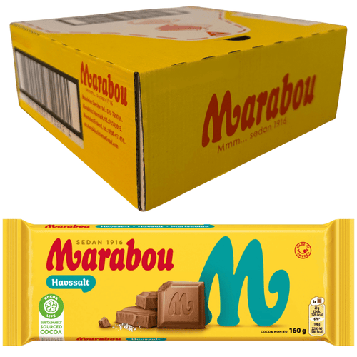 Marabou Havsalt 16 X 160 G 16 x 160.0 g storpakke