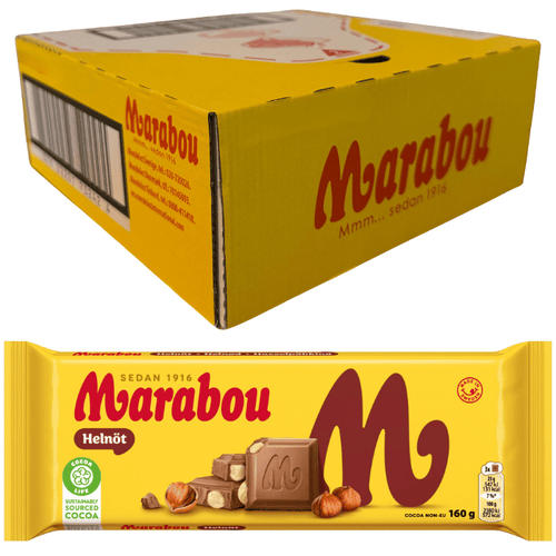 Marabou Hel nøtt 13 X 160 G 13 x 160.0 g storpakke