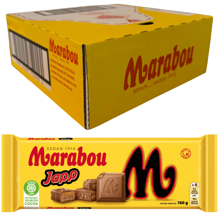 Marabou Japp 15 X 160 G 15 x 160.0 g storpakke