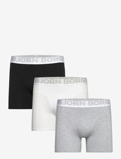 Björn Borg ORGANIC COTTON STRETCH BOXER 3p herreunderbukser, 3-pack i MULTIPACK 2