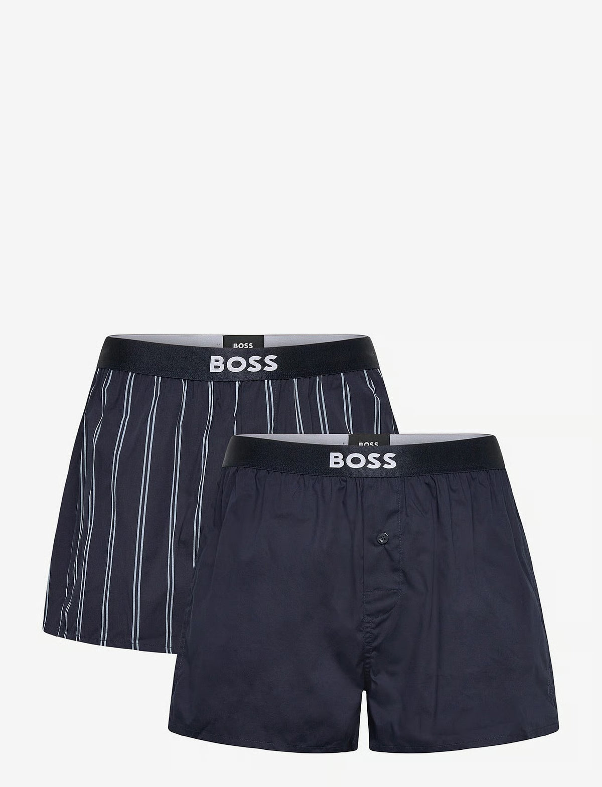 BOSS 2P Boxer Shorts EW herreunderbukser, 2-pack i Mørkeblå