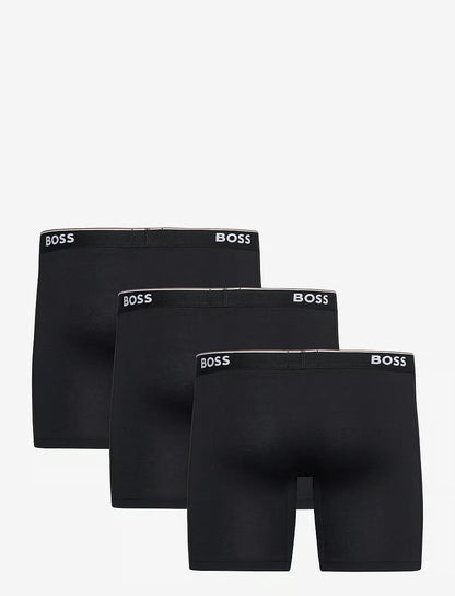 BOSS BoxerBrLong 3P Power herreunderbukser, 3-pack
