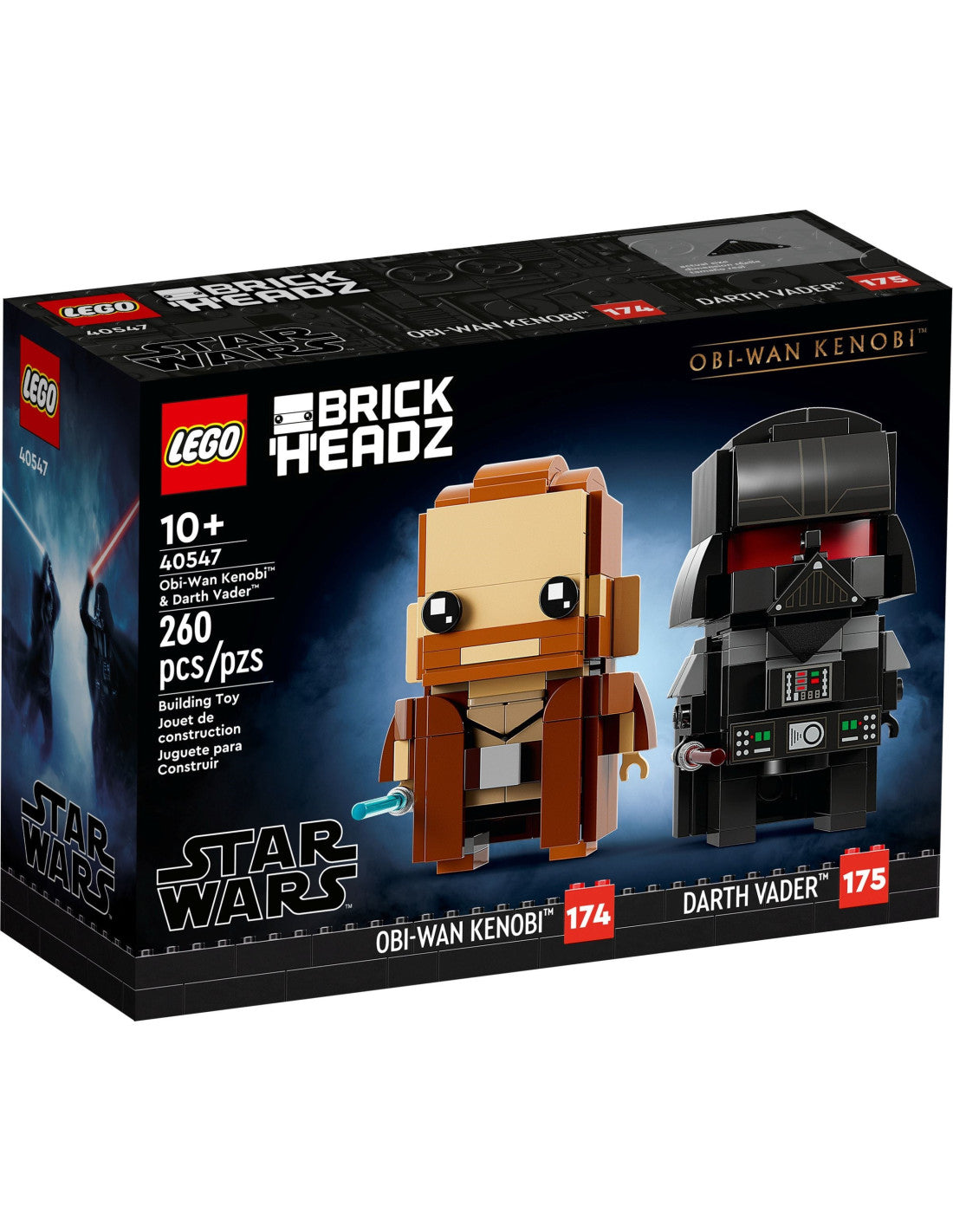 LEGO® Star Wars™ BrickHeadz Obi-Wan Kenobi & Darth Vader 40547