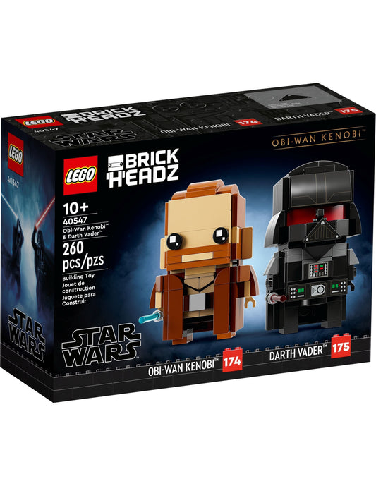 LEGO Star Wars BrickHeadz Obi-Wan Kenobi & Darth Vader 40547