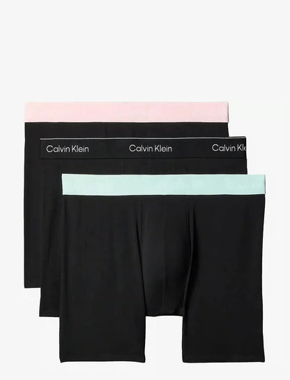 Calvin Klein BOXER BRIEF 3PK herreunderbukser, 3-PACK i svart W svart WB svart W FEEL THE