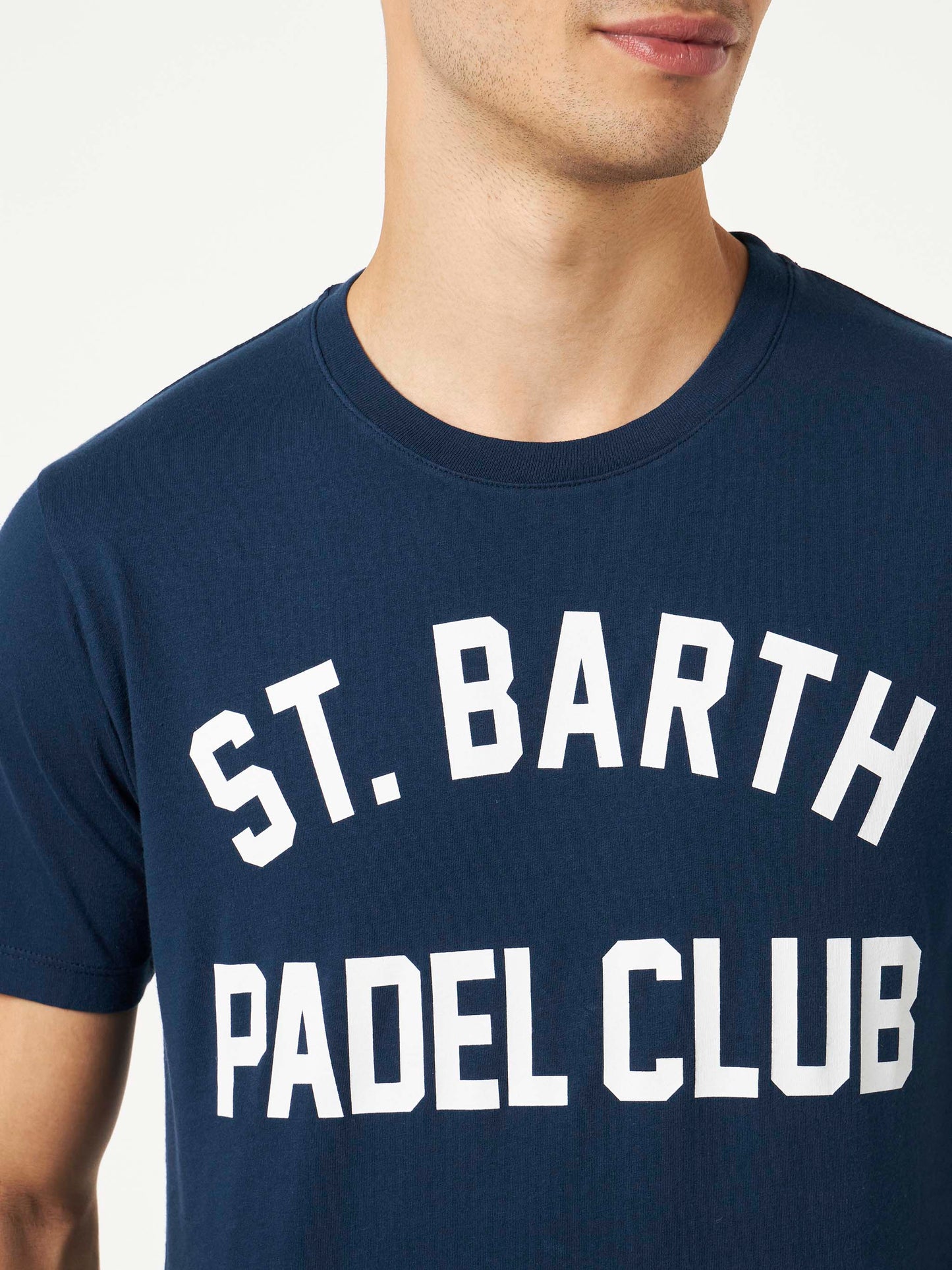 Navy Jack St. Barth Padel Club T-skjorte – offisielt produktbilde 2