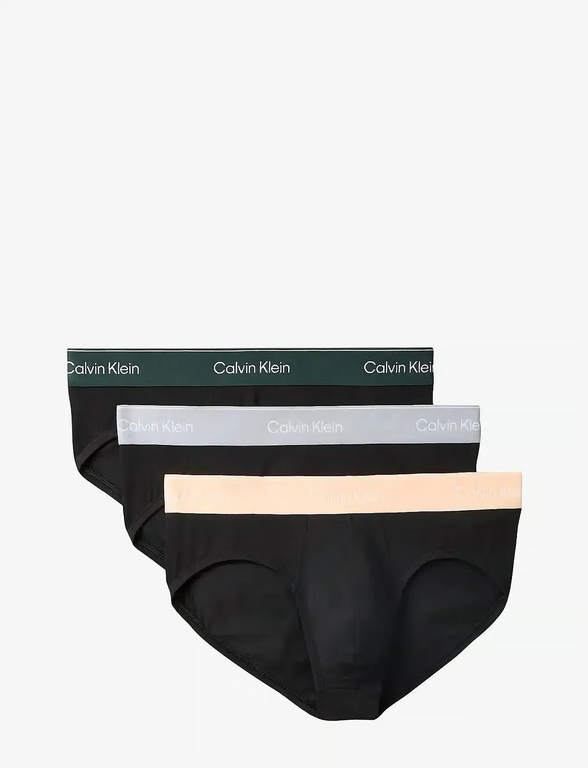 Calvin Klein HIP BRIEF 3PK herreunderbukser, 3-PACK i svart W DARKEST SPRUCE WB svart W