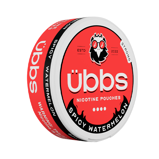 Übbs Spicy Watermelon Strong 11mg, 5-pakke med nikotinposer