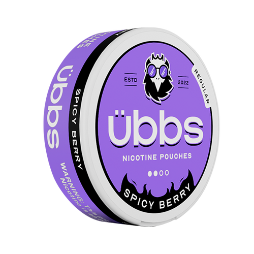 Übbs Spicy Berry Regular 6mg, 5-pakke med nikotinposer