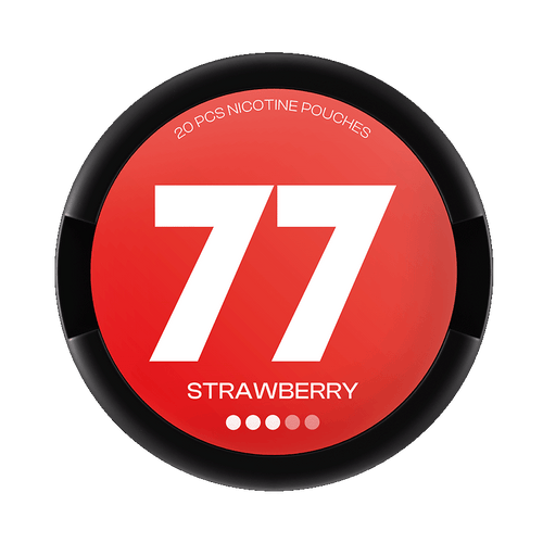 77 Strawberry 10,4mg, 5-pakke med nikotinposer