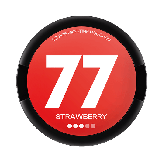77 Strawberry 10,4mg, 5-pakke med nikotinposer