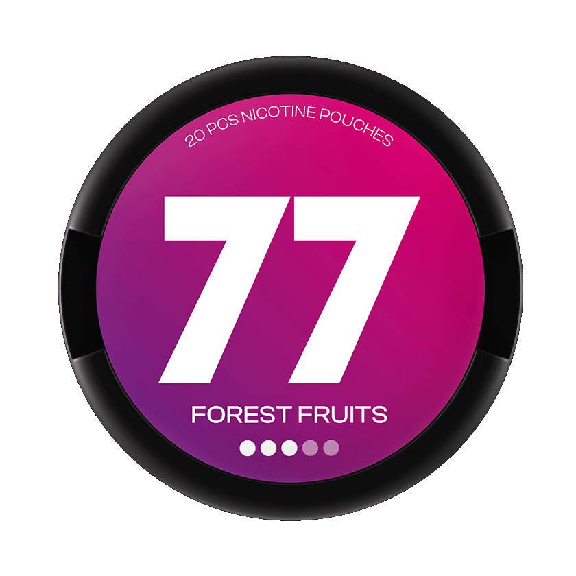 77 Forest Fruits 10,4mg, 5-pakke med nikotinposer