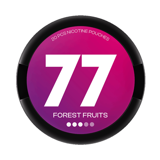 77 Forest Fruits 10,4mg, 5-pakke med nikotinposer