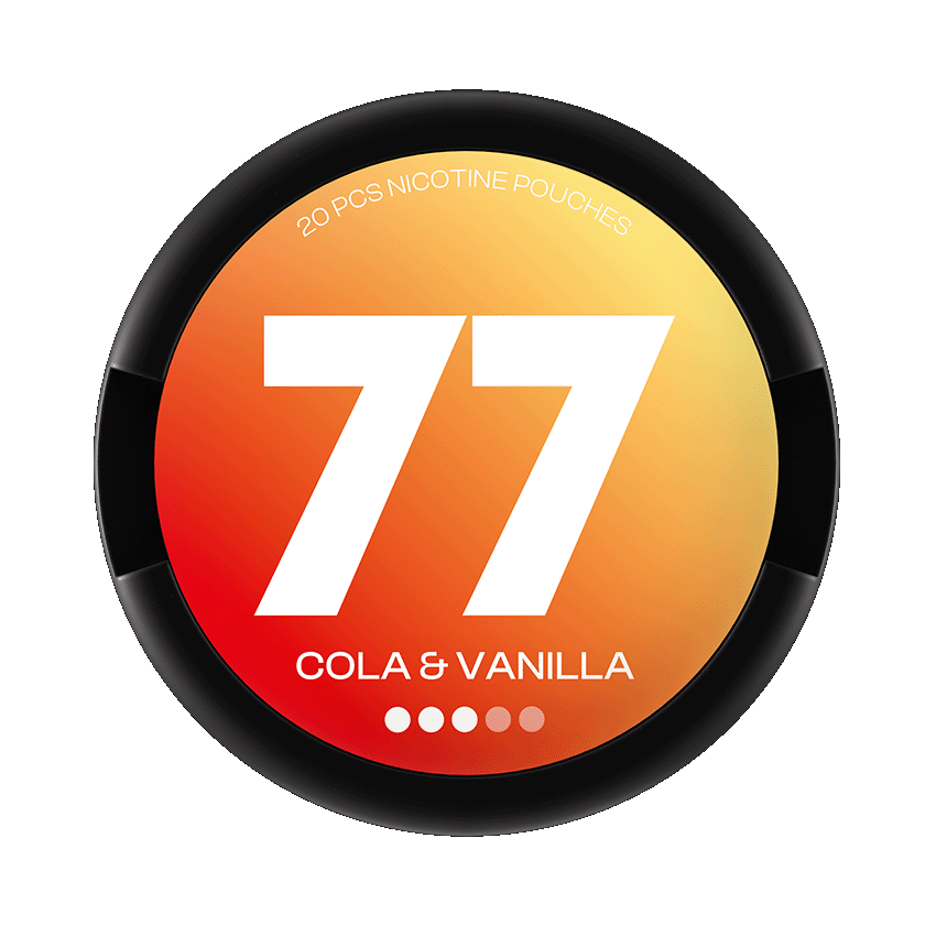 77 Cola & Vanilla 10,4mg, 5-pakke med nikotinposer