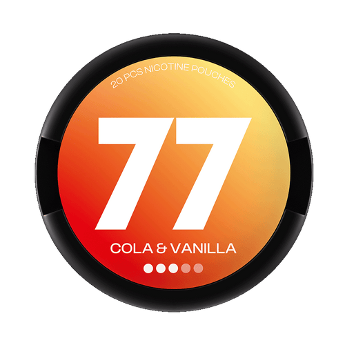 77 Cola & Vanilla 10,4mg, 5-pakke med nikotinposer