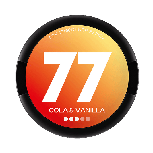 77 Cola & Vanilla 10,4mg, 5-pakke med nikotinposer