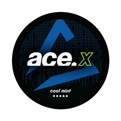 Ace X Cool Mint 8mg, 5-pakke med nikotinposer