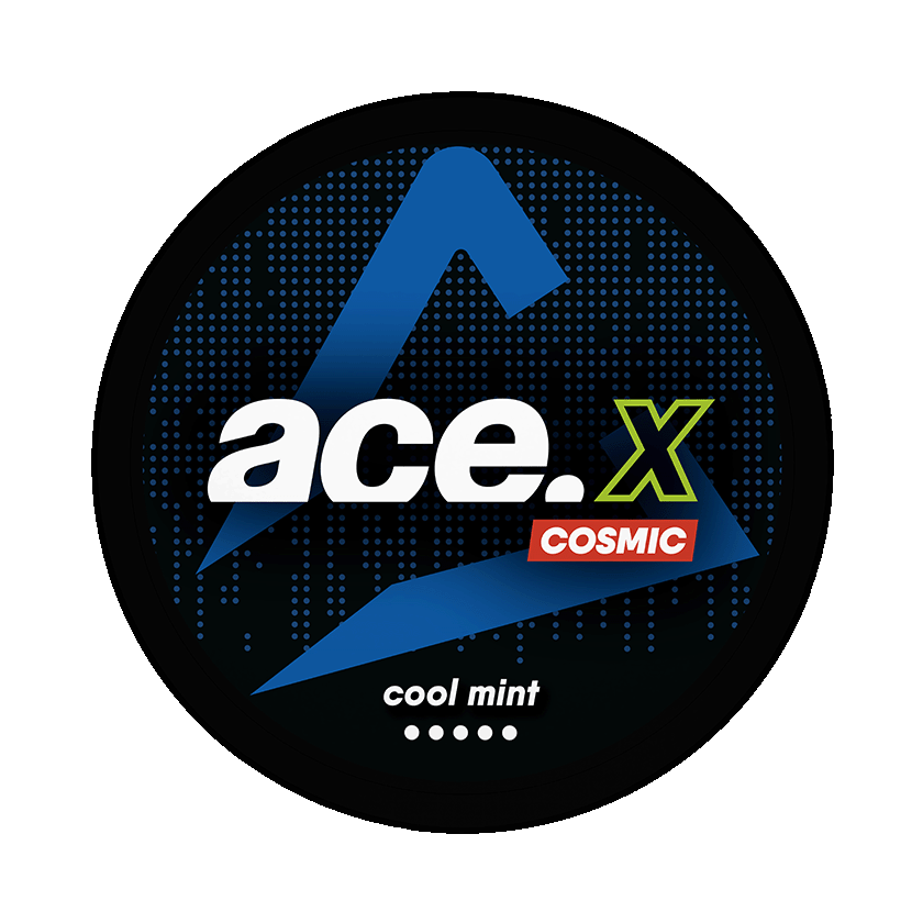 Ace X Cosmic Cool Mint 11,5mg, 5-pakke med nikotinposer